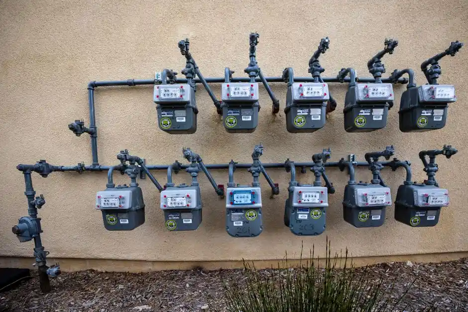 High-pressure hydro jetting equipment cleaning a drain line at a Rowlett, Texas home.