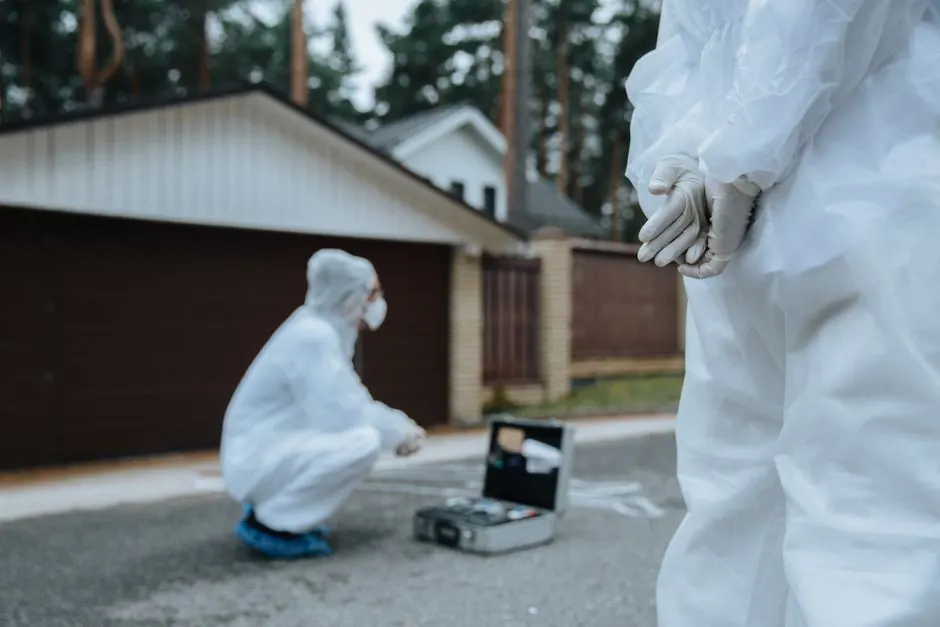 Technician using a drain camera to inspect inside a drain pipe at a Rowlett, Texas property.